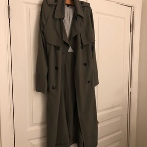 Khaki trench coat from banana republic